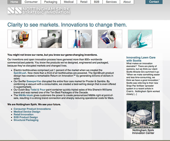 Nottingham Spirk Website